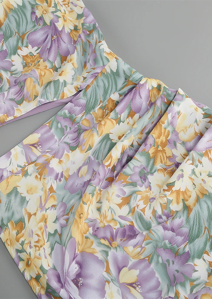 Livvy ™ | Einärmeliges Kleid mit Blumenmuster