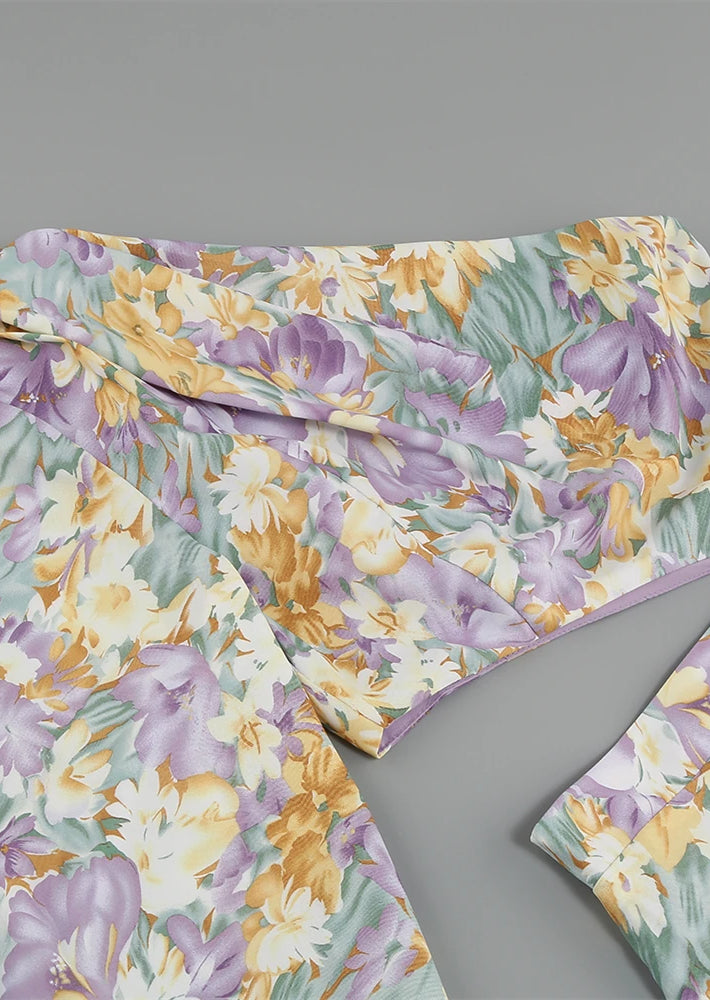 Livvy ™ | Einärmeliges Kleid mit Blumenmuster