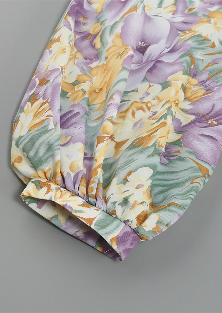 Livvy ™ | Einärmeliges Kleid mit Blumenmuster