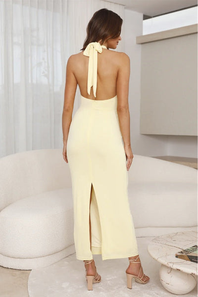 Grace - Neckholder-Maxikleid