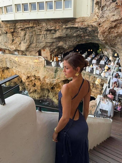 Caroline - Rückenfreies Maxikleid