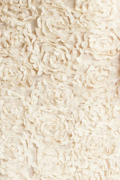 Lyra - Rückenfreies Maxikleid mit Blumenmuster