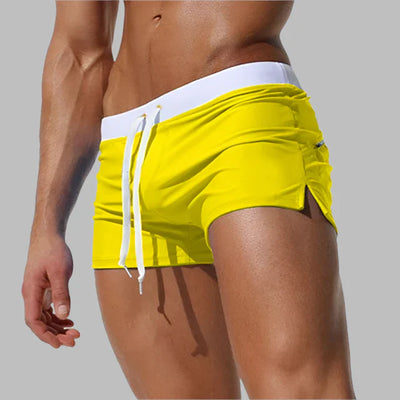 Herren Badehose - Sommerliche Speedo Badehose mit Kordelzug
