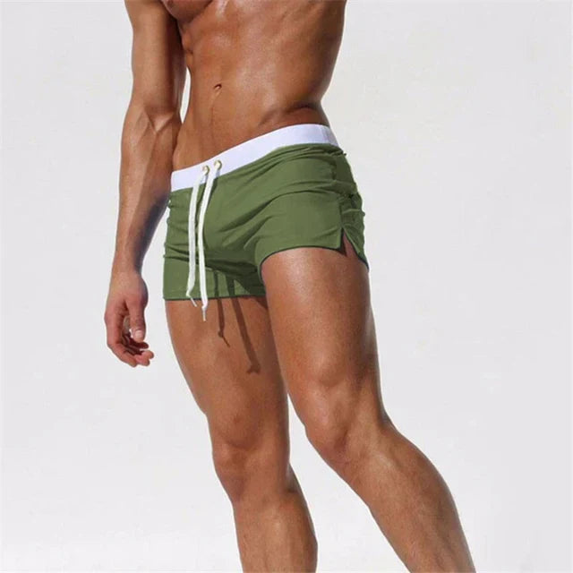 Herren Badehose - Sommerliche Speedo Badehose mit Kordelzug