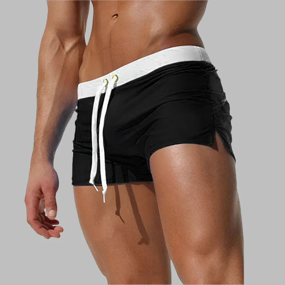 Herren Badehose - Sommerliche Speedo Badehose mit Kordelzug