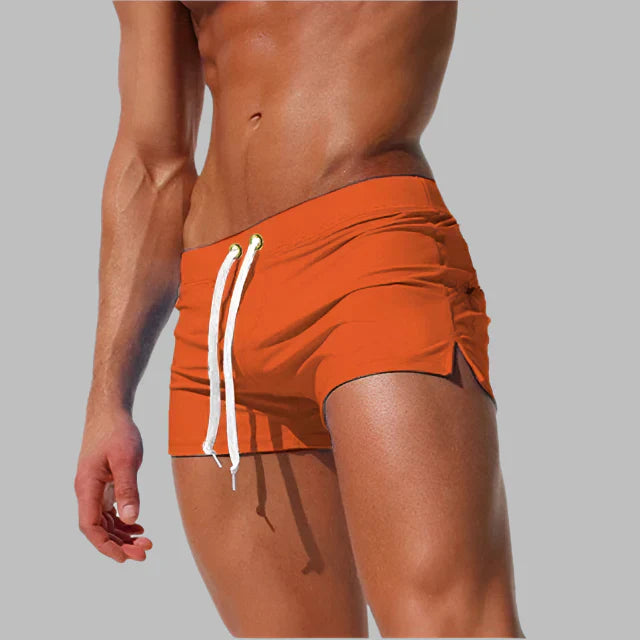Herren Badehose - Sommerliche Speedo Badehose mit Kordelzug