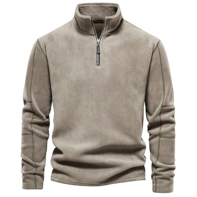Warmer Rollkragenpullover aus Fleece für Herren