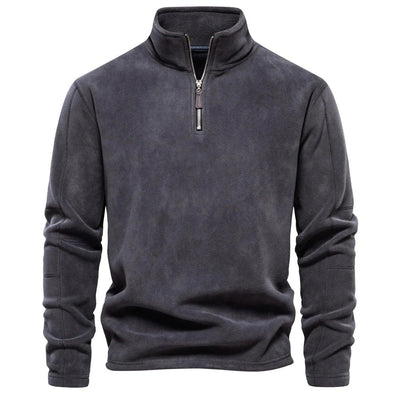 Warmer Rollkragenpullover aus Fleece für Herren
