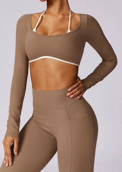 T-Shirt mit integriertem BH – Elite