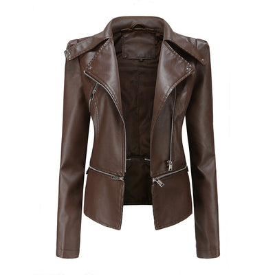 Jessika | Moderne Figurbetonte Bikerjacke