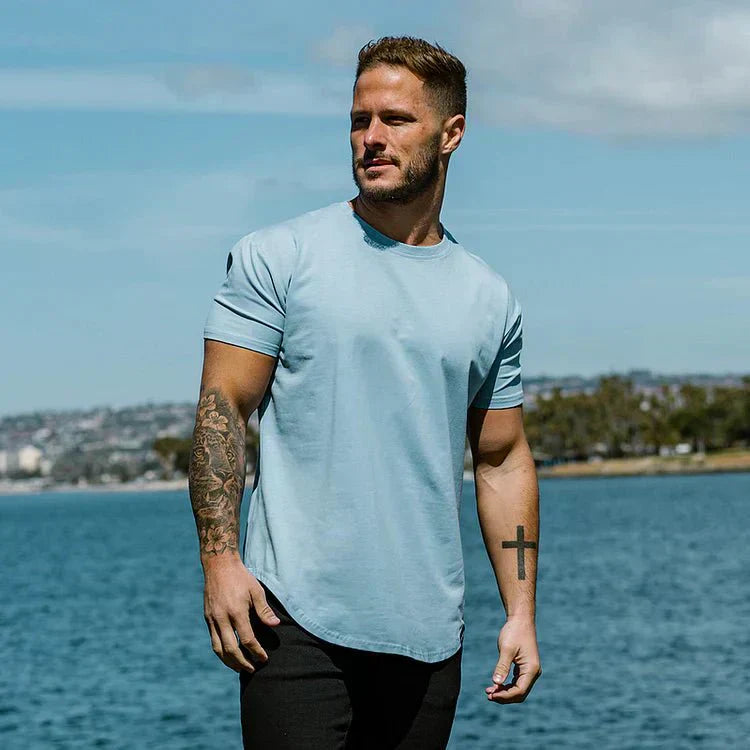 Herren T-shirt - Leichtes Rundhals T-shirt Für Sommer