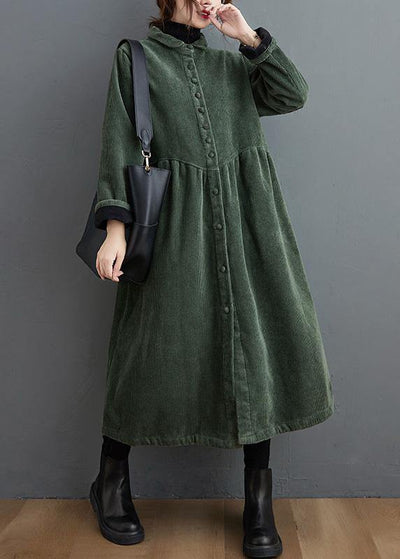 Warmer Winddichter Kordmantel für Damen