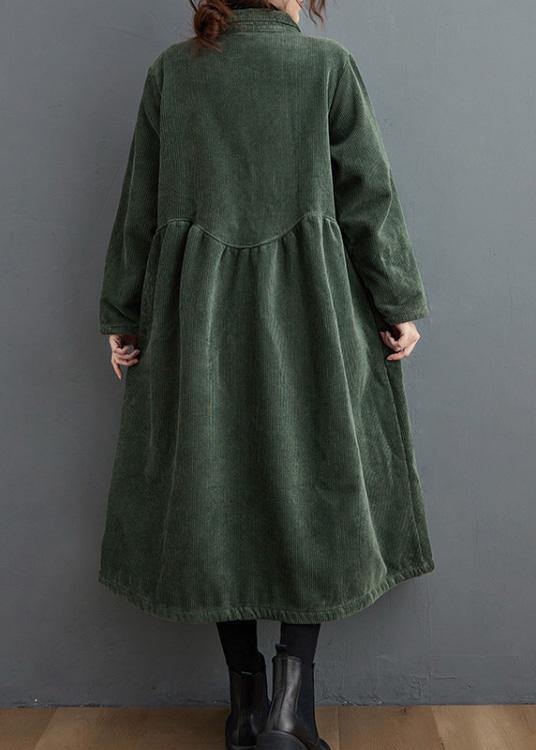 Warmer Winddichter Kordmantel für Damen