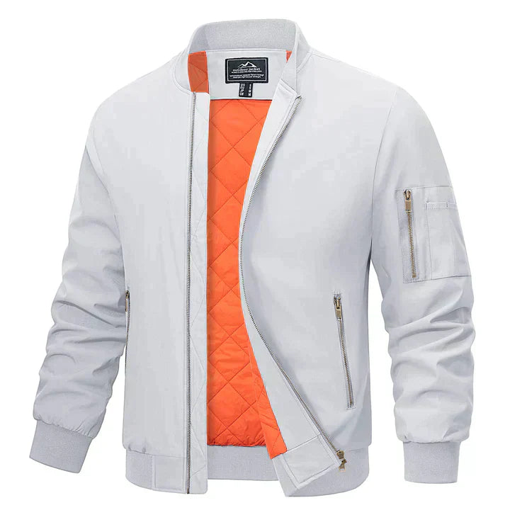 Stylische Bomberjacke mit Armtaschen für Herren