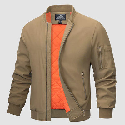 Stylische Bomberjacke mit Armtaschen für Herren