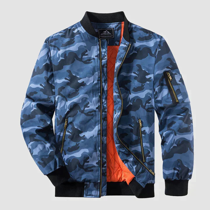 Stylische Bomberjacke mit Armtaschen für Herren