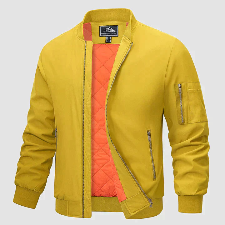 Stylische Bomberjacke mit Armtaschen für Herren