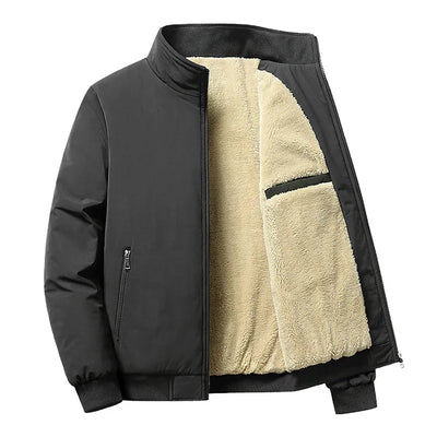 Sherpa-gefütterte Bomberjacke für Herren