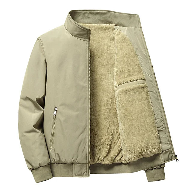 Sherpa-gefütterte Bomberjacke für Herren