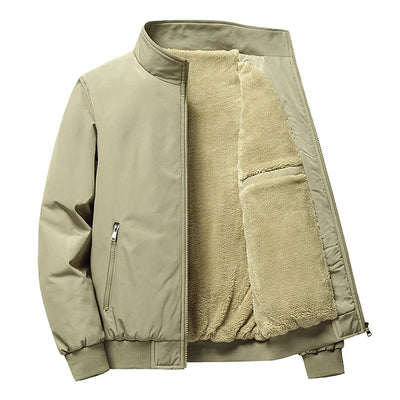 Sherpa-gefütterte Bomberjacke für Herren