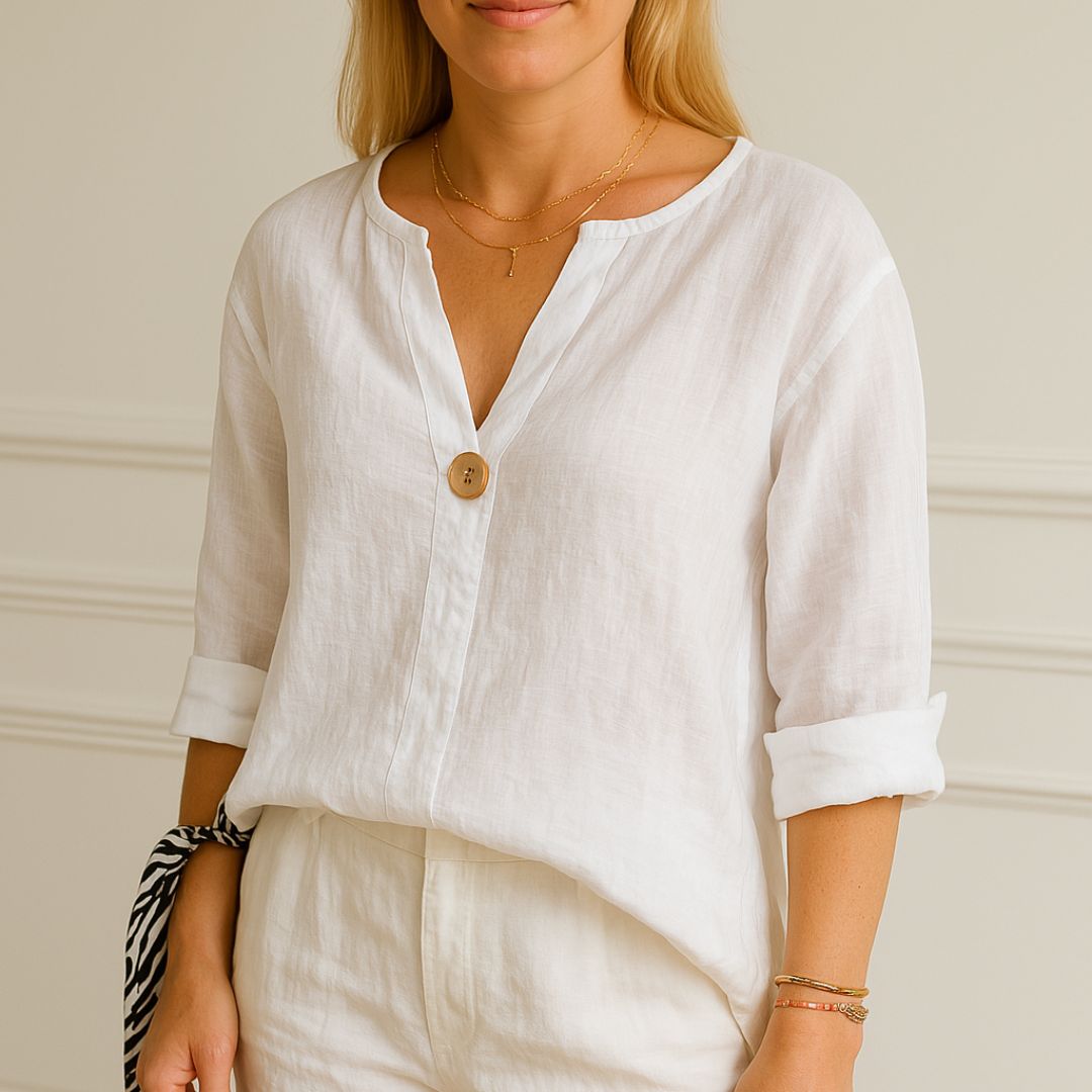 Sommerliche Tunika Bluse für Damen - Leichte Kurzarm Oberteile für heiße Tage