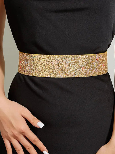 Sommerlicher Glitzer Korsettgürtel Plus Size | Eleganter Damen Gürtel für eine perfekte Passform