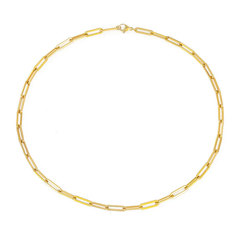 Archen Elegante Goldene Kettenhalskette