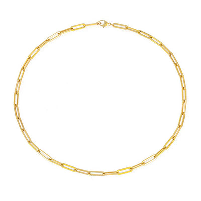 Archen Elegante Goldene Kettenhalskette
