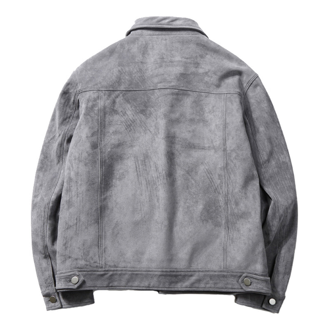 Geknöpfte Jacke mit Kragen für Männer