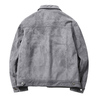 Geknöpfte Jacke mit Kragen für Männer