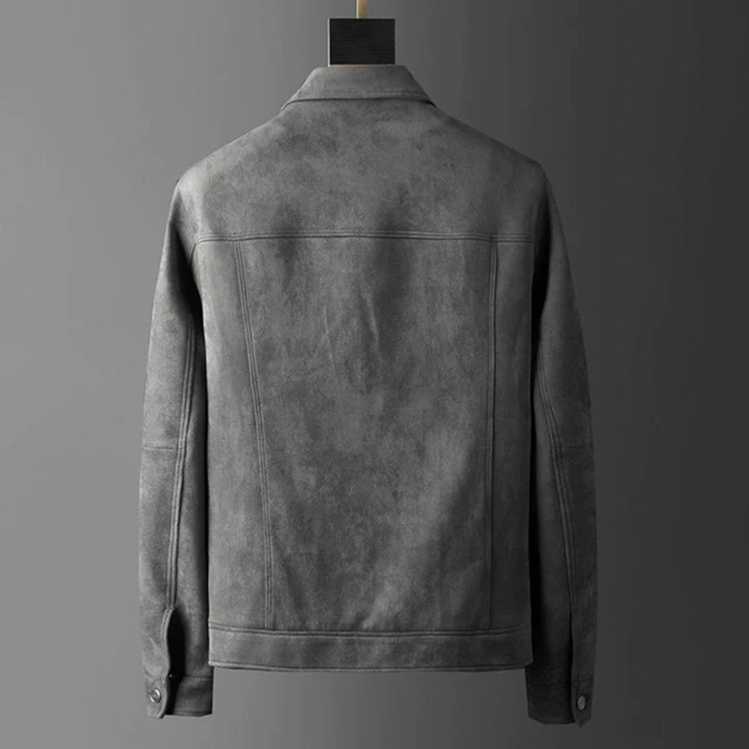 Geknöpfte Jacke mit Kragen für Männer