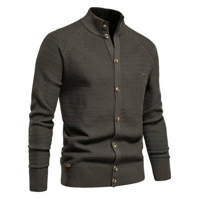 Strickjacke aus Baumwolle mit Knopfleiste für Herren