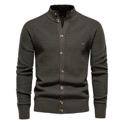 Strickjacke aus Baumwolle mit Knopfleiste für Herren