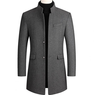 Klassischer Winddichter Trenchcoat für Herren