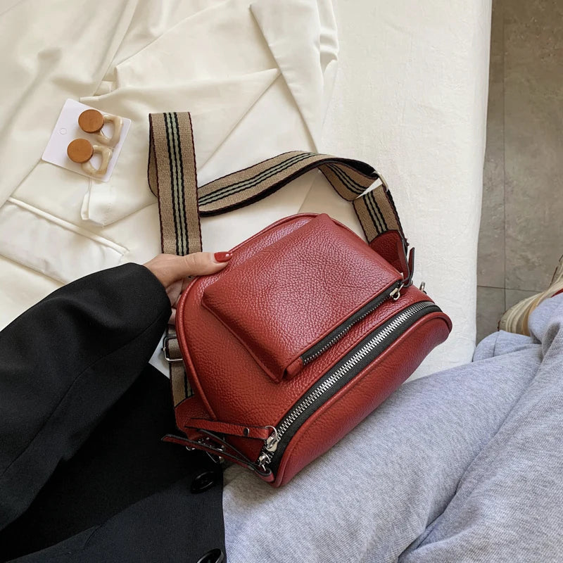 Stella Retro Tasche | Sommer-Umhängetasche für Damen mit Reißverschluss