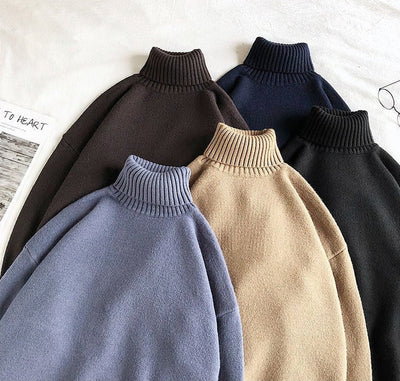 Gemütlicher Rollkragenpullover für Herren