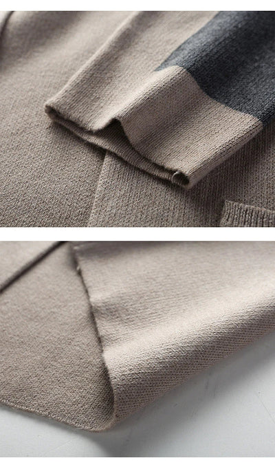 Strickjacke mit Offener Vorderseite für Herren