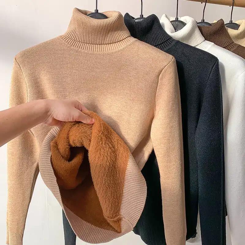 Gemütlicher Rollkragenpullover für Frauen