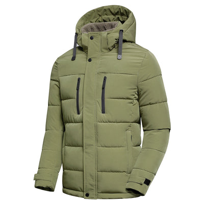 Fleecegefütterte Steppjacke für Herren