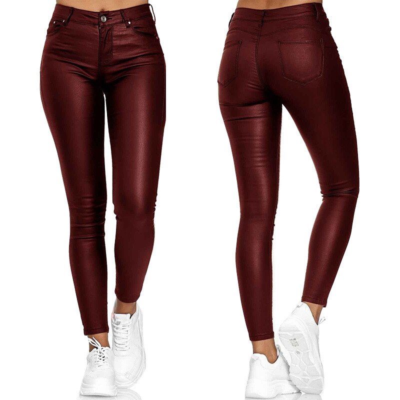 Trendige stretchige Skinny-Hose für Damen