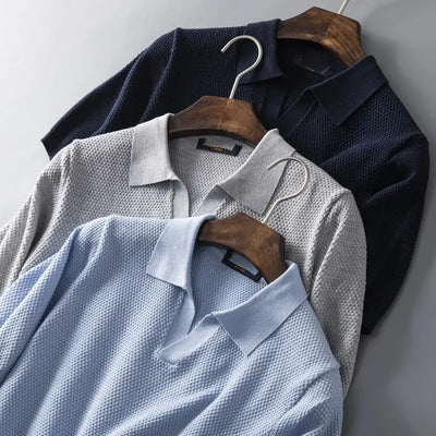 Luxe Herren Poloshirt aus peruanischer Baumwolle