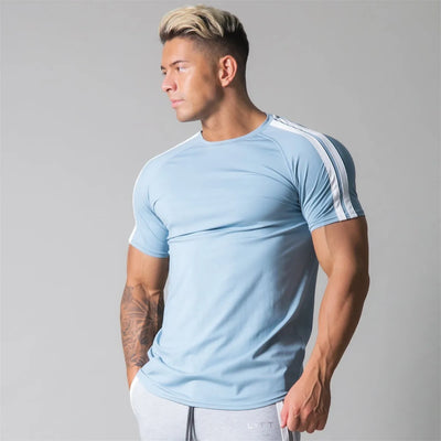 Miko Sommer Fitness T-Shirt | Lässiges, bequemes Herren-T-Shirt für das Fitnessstudio