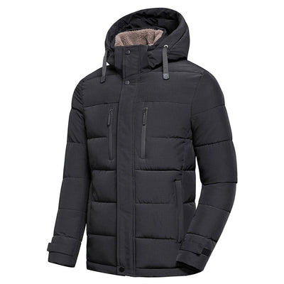 Fleecegefütterte Steppjacke für Herren