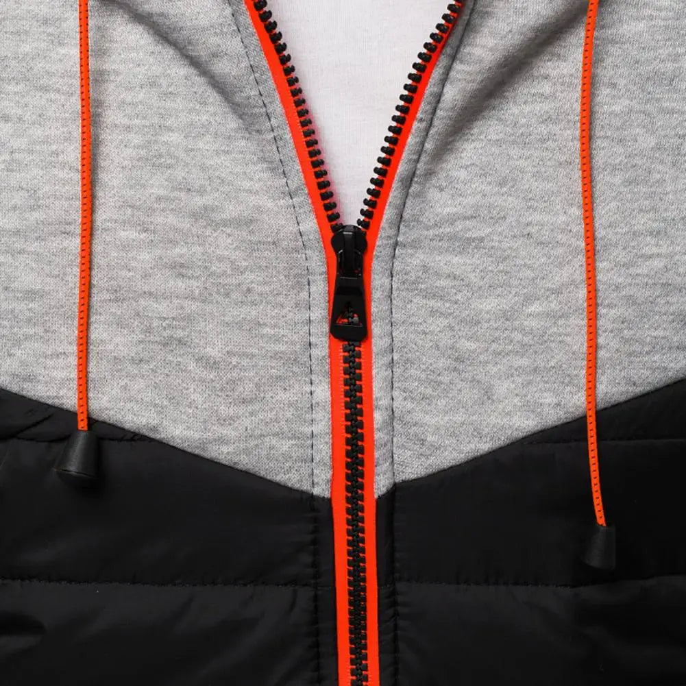 Leichte Sommerjacke für Herren - Sportliche Strickjacke mit Kapuze und Reißverschluss