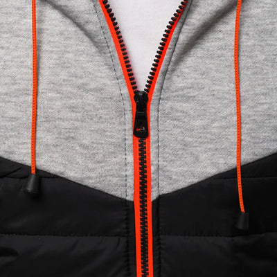 Leichte Sommerjacke für Herren - Sportliche Strickjacke mit Kapuze und Reißverschluss