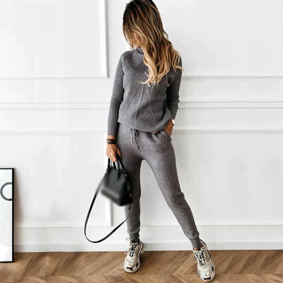 Stylisches zweiteiliges Trainingsanzug-Set für Frauen