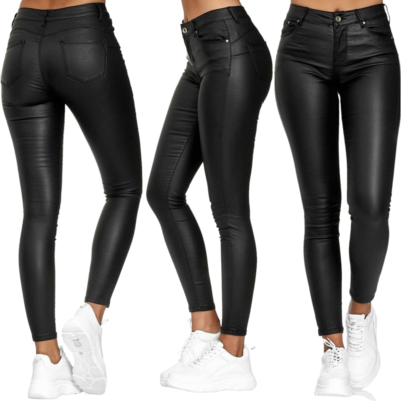 Trendige stretchige Skinny-Hose für Damen