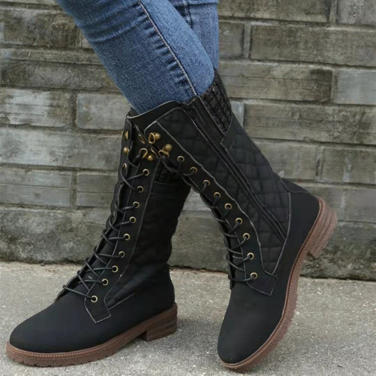 Kuschelige Wildleder-Winterstiefel für Damen