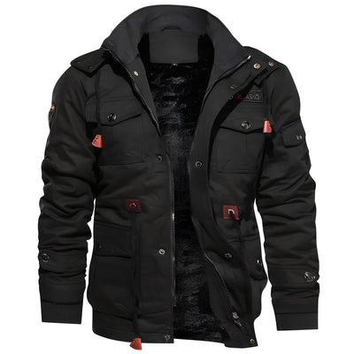 Kapuzenjacke mit mehreren Taschen für Männer