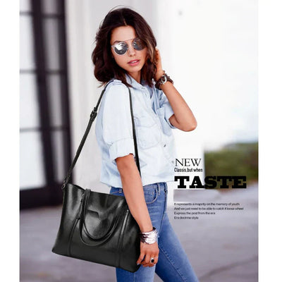 Klara | Luxuriöse Lederhandtasche